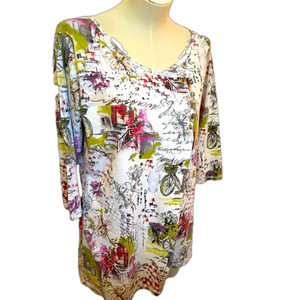 Color Me Cotton Floral County Tunic
